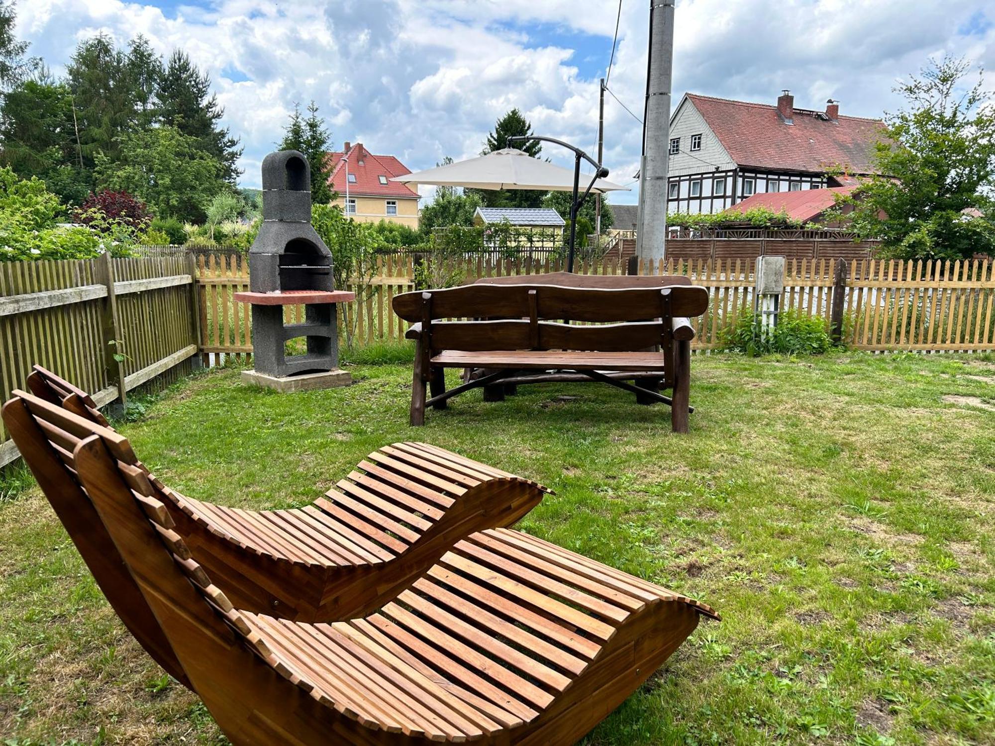 Fewo Frushi Mit Whirlpool, Infrarotsauna Großschönau 外观 照片